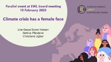 Figure 1: Three members of the EWL Executive committee gave a workshop on the topic- 