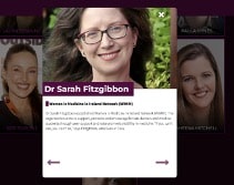 Fig 1. Dr Sarah Fitzgibbon named as one of the top 100 women of 2023  by the Irish Examiner