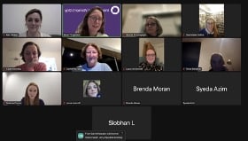 Fig 2. WiMIN Zoom Chat event for International Women's Day