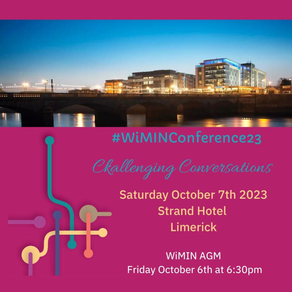 Poster promoting the WiMIN Conference