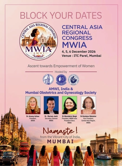 MWIA_Save-the-Date_Mumbai-India MWIA Triennial Congress, Cairo