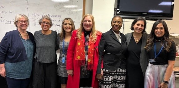 Fig 1. Members of FMWC, AMWA and MWIA at the CSW70 Parallel Event