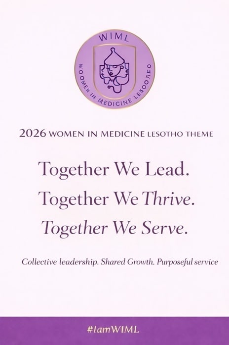 Fig 1. The 2026 Women in Medicine Lesotho Theme